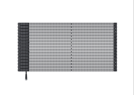 AC265V 260W आउटडोर पारदर्शी एलईडी डिस्प्ले IP66 फोटोइलेक्ट्रिक विंडो फेकाडे के लिए